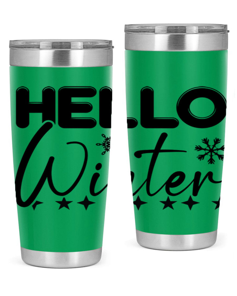 Hello winter 183#- winter- Tumbler