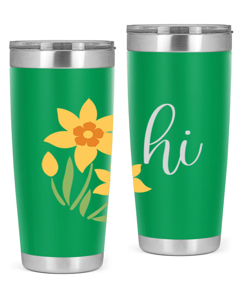 Hi daffodil flower236#- spring- Tumbler