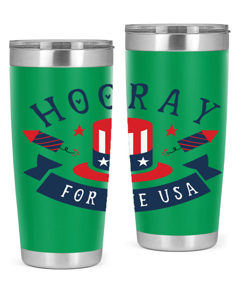 Hooray for the usa Style 42#- Fourt Of July- Tumbler