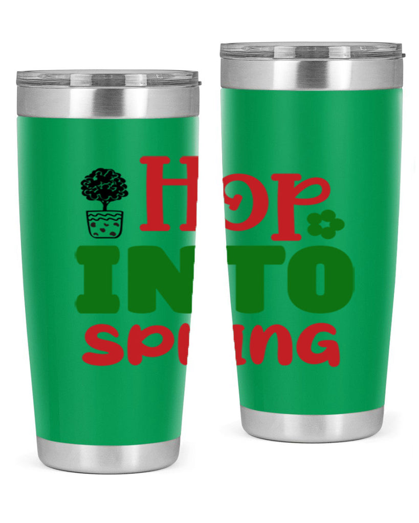 Hop into Spring 251#- spring- Tumbler