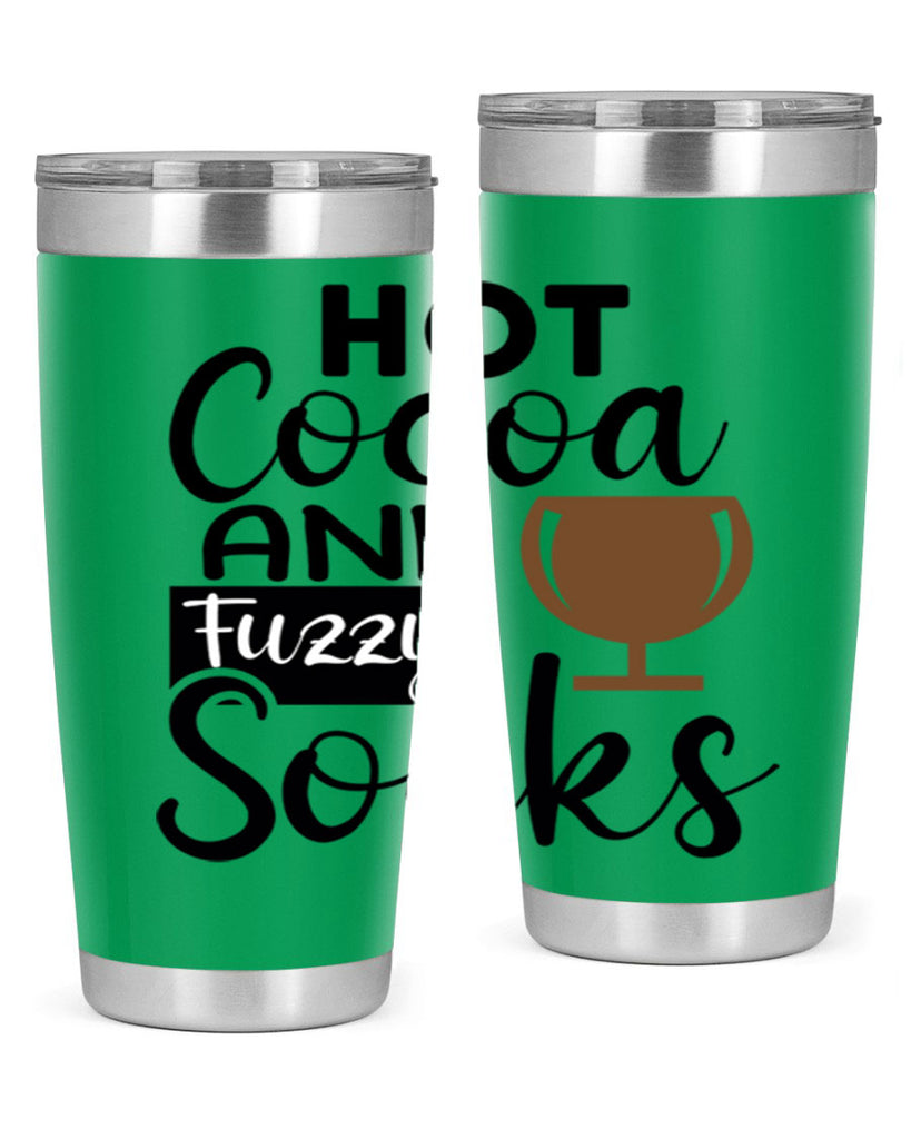 Hot Cocoa And Fuzzy Socks 218#- winter- Tumbler