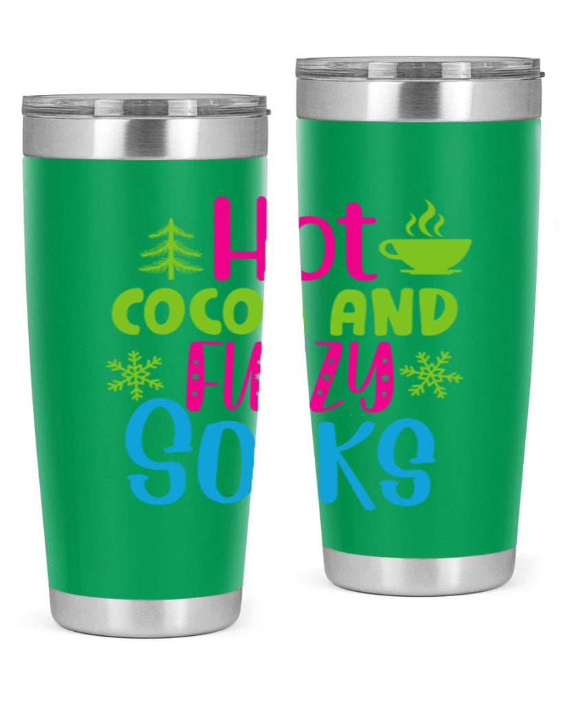 Hot Cocoa And Fuzzy Socks209#- winter- Tumbler
