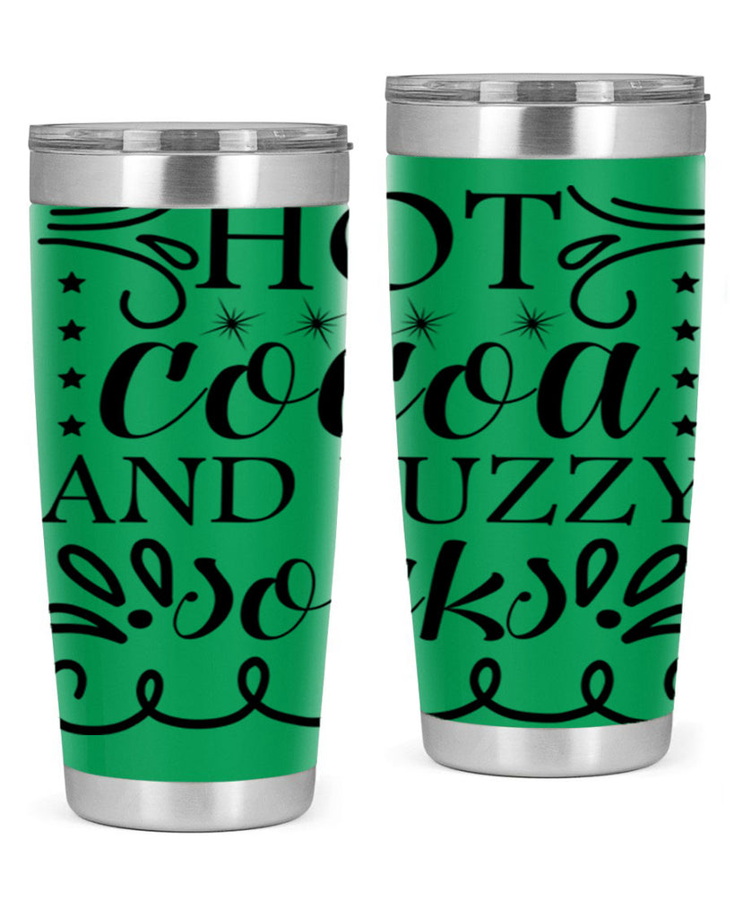 Hot Cocoa and Fuzzy Socks 217#- winter- Tumbler
