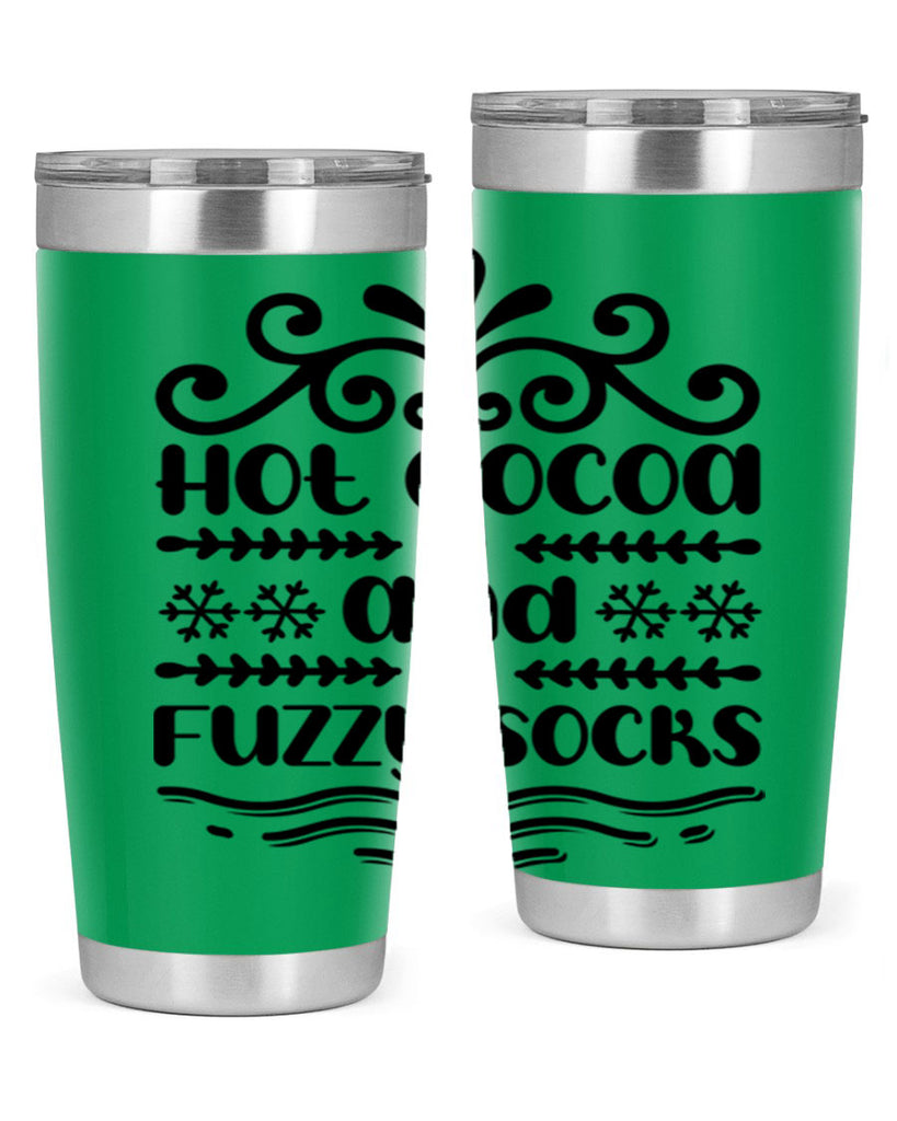 Hot Cocoa and Fuzzy Socks 219#- winter- Tumbler