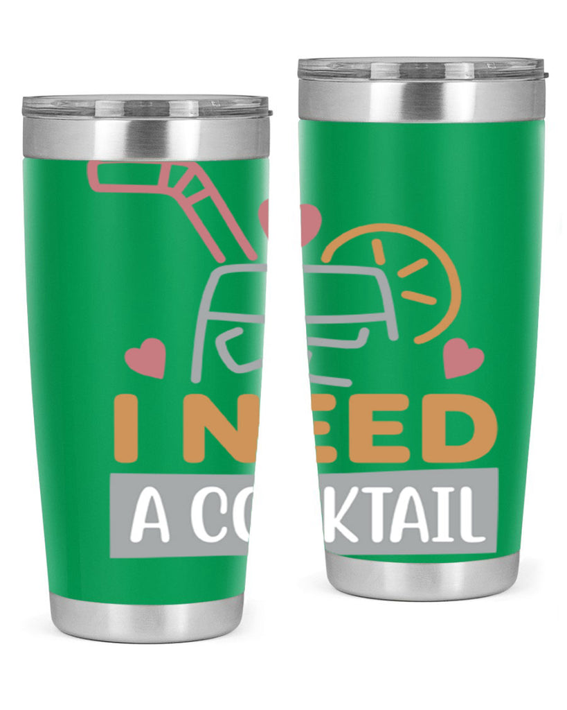 I Need A Cocktail 107#- fashion- Cotton Tank