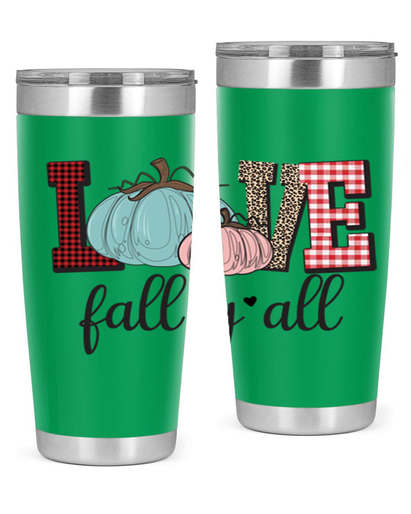 Love Fall Yall 409#- fall- Tumbler