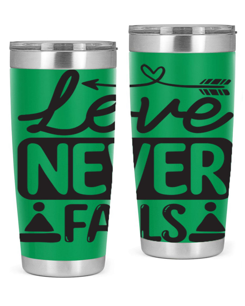 Love never fails 317#- winter- Tumbler