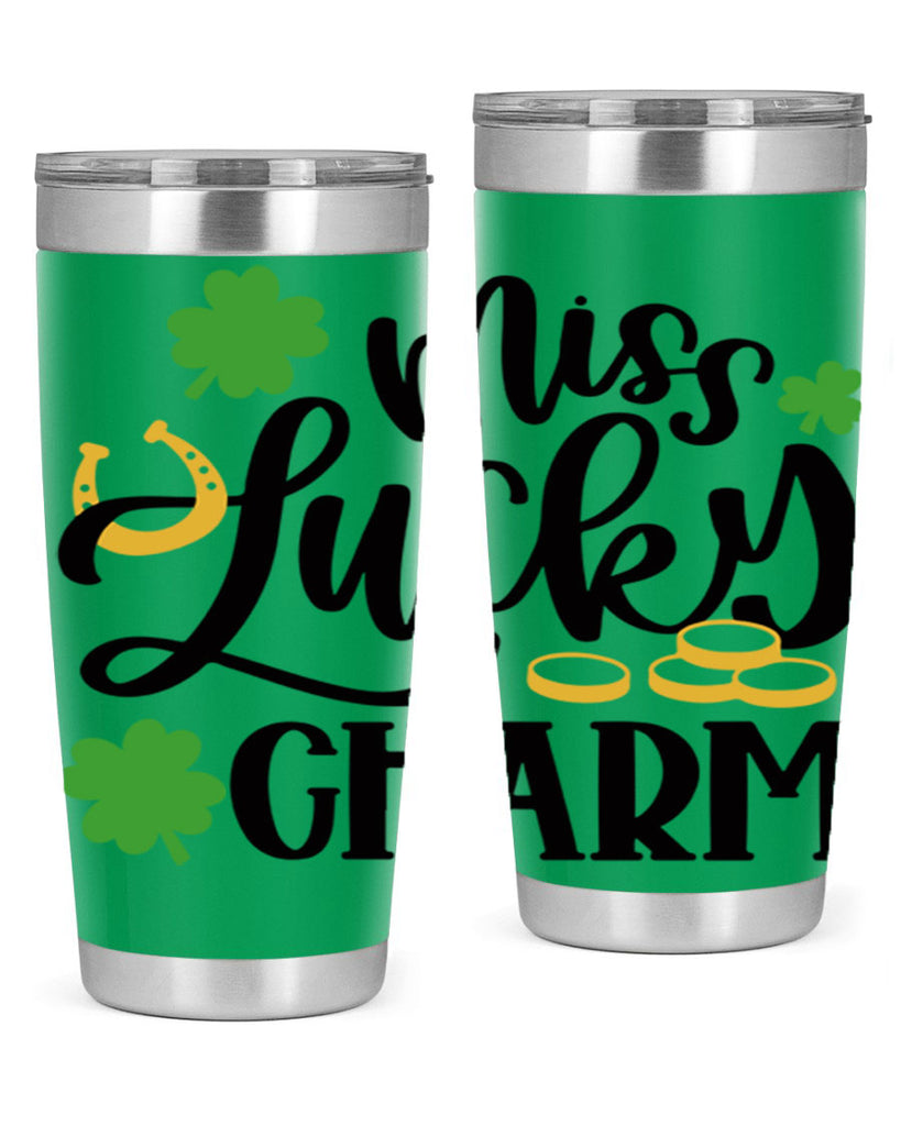 Miss Lucky Charm Style 47#- St Patricks Day- Tumbler