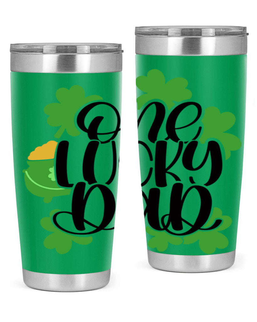 One Lucky Dad Style 43#- St Patricks Day- Tumbler