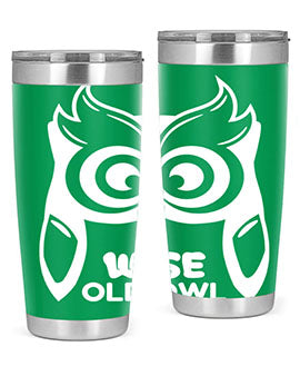 Owl Lover Wise Old Owl A TurtleRabbit 13#- owl- Tumblers