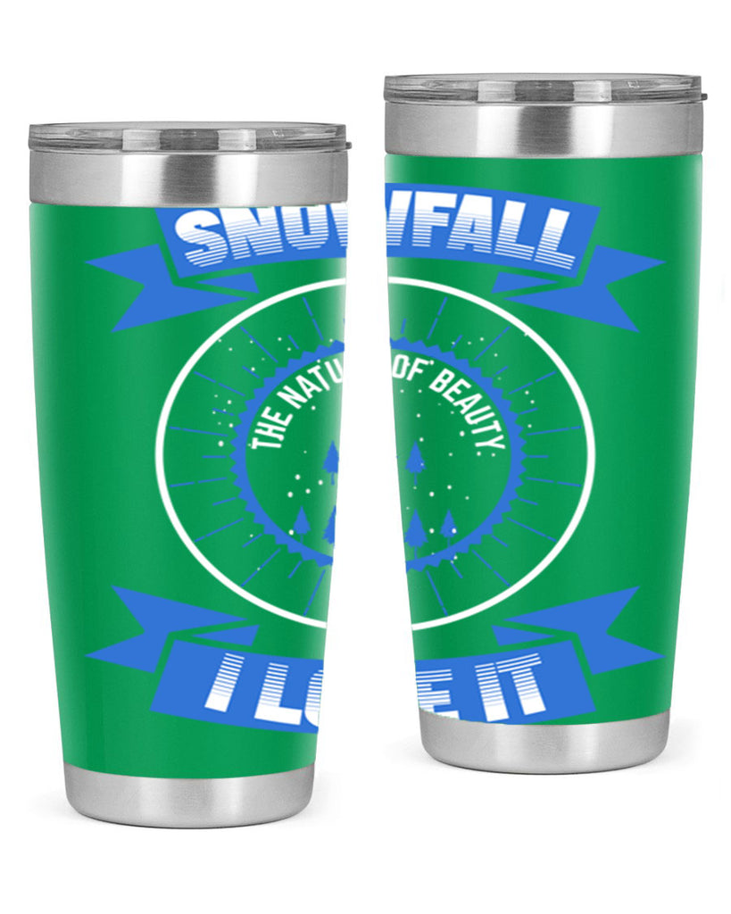Snowfall Winter 373#- winter- Tumbler