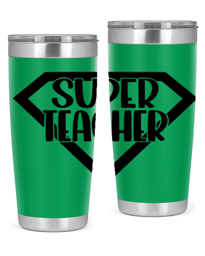 Super Teacher Style 55#- teacher- tumbler