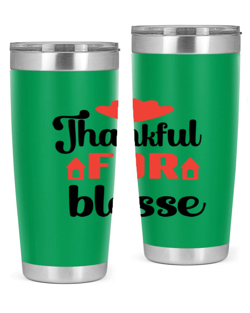 Thankful for blesse 599#- fall- Tumbler