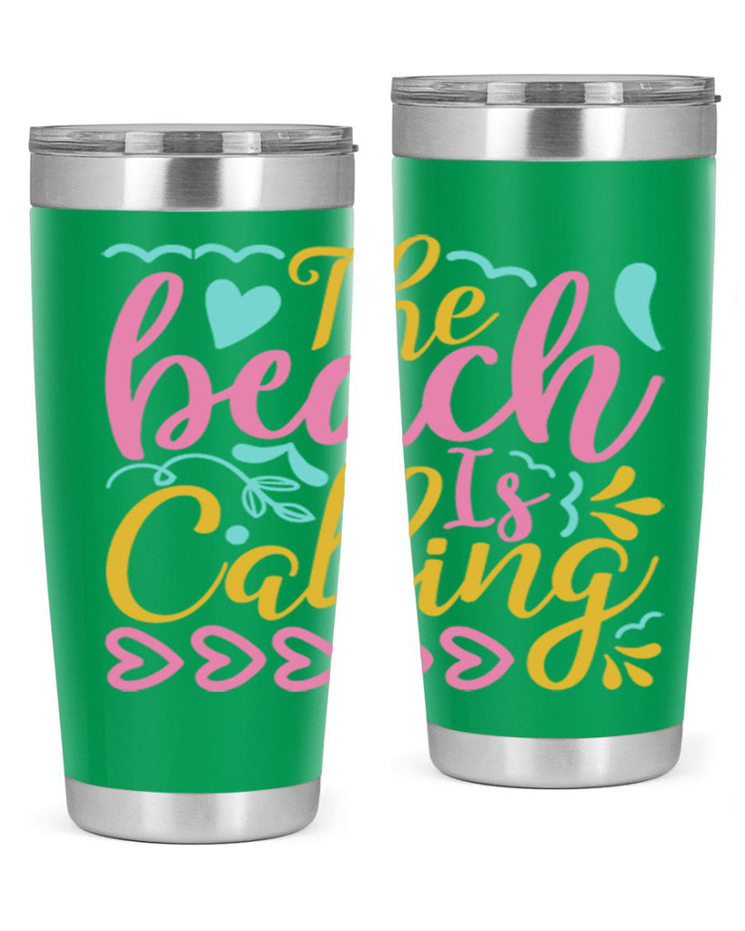 The beach is calling Style 1#- summer- Tumbler