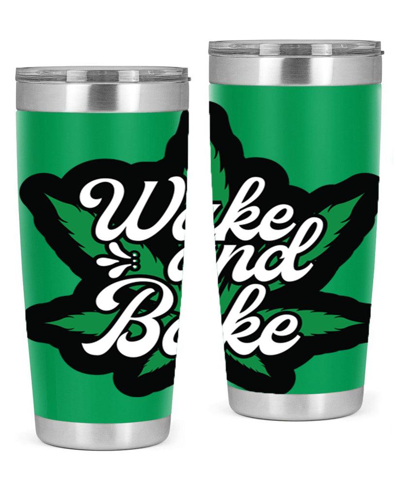 Wake and bake 273#- marijuana- Tumbler