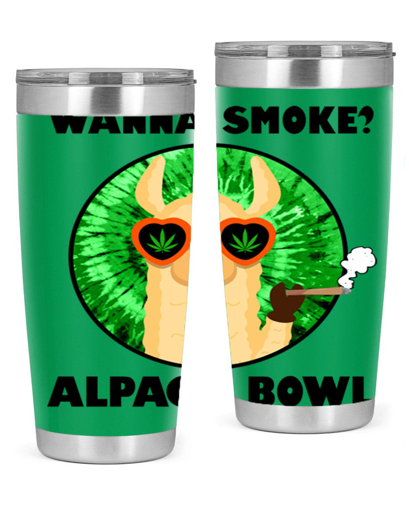 Wanna Smoke Alpaca Bowl 276#- marijuana- Tumbler