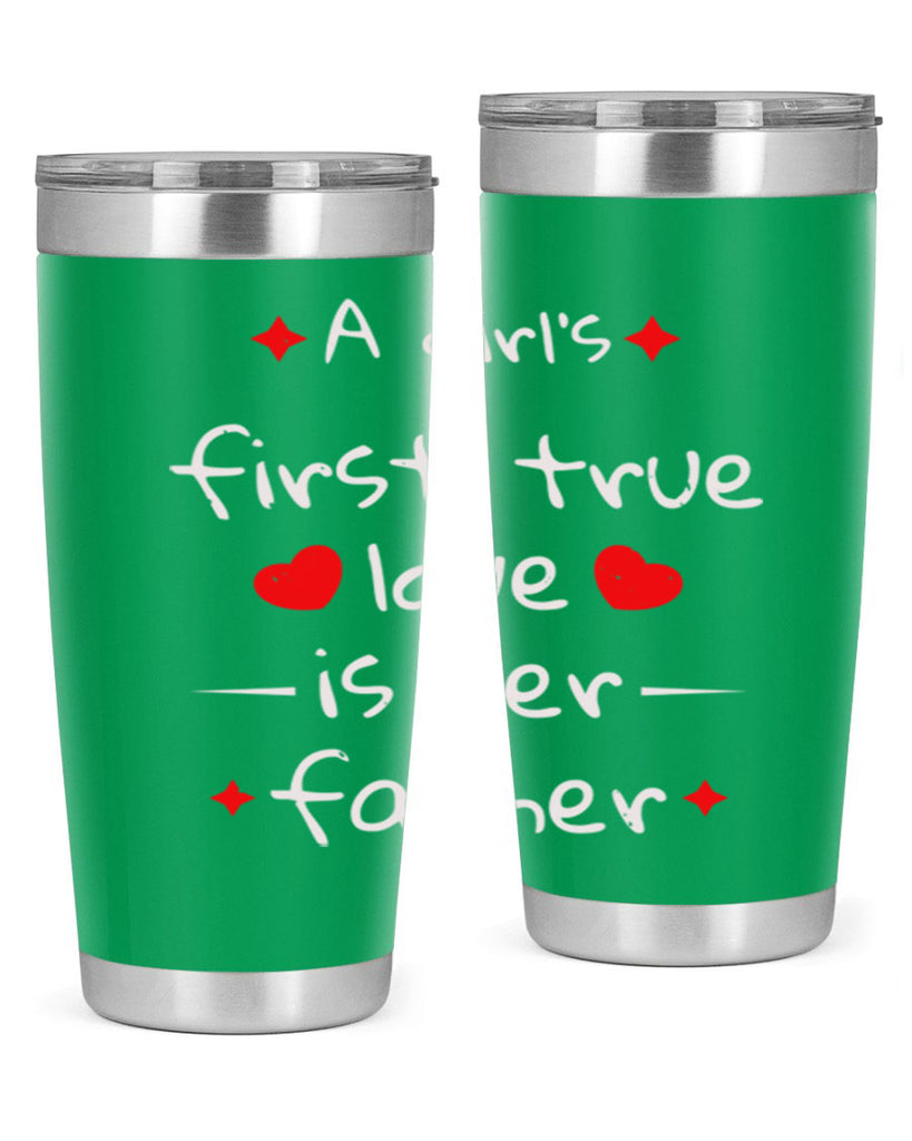 a girl’s first true 116#- fathers day- Tumbler