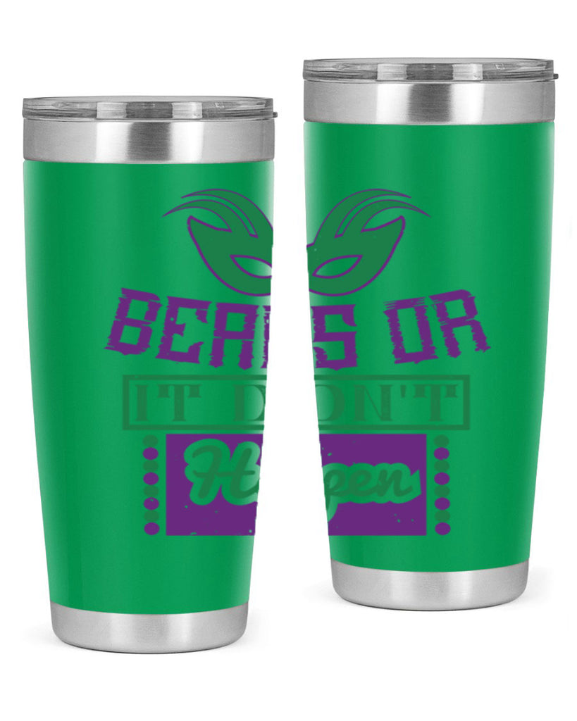 beads or it didnt happen 27#- mardi gras- Tumbler