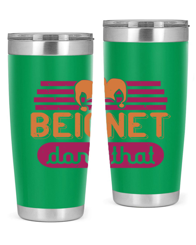beignet done that 26#- mardi gras- Tumbler