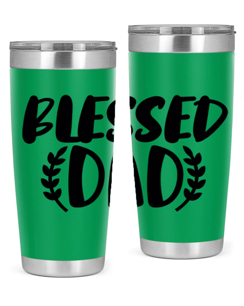 blessed dad 36#- dad- Tumbler