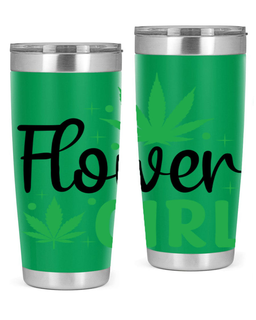 flower girl 83#- marijuana- Tumbler