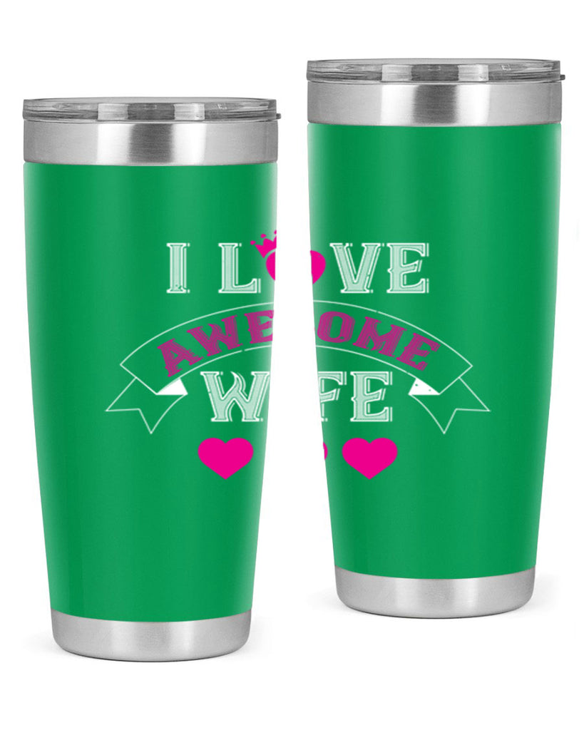 i love awesome wife 57#- valentines day- Tumbler