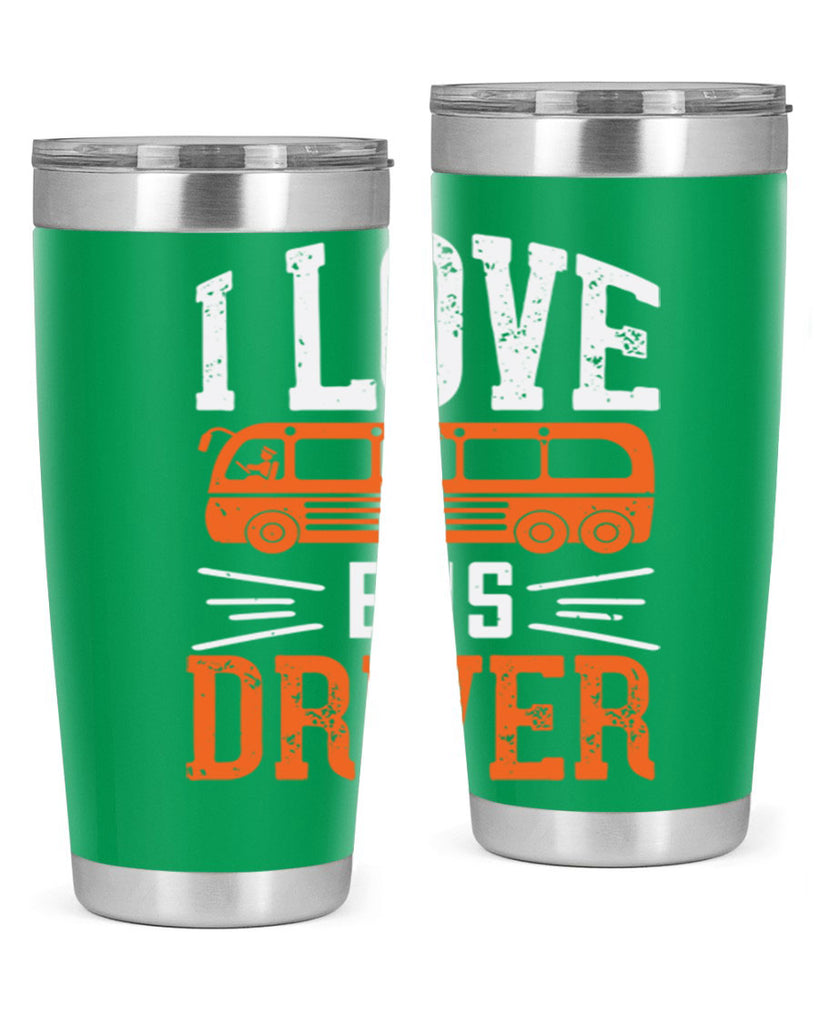 i love bus driver Style 30#- bus driver- tumbler