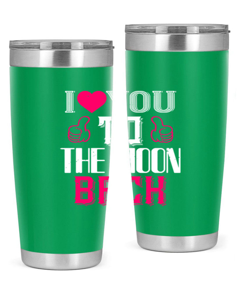 ilove you to the moon beach 49#- valentines day- Tumbler
