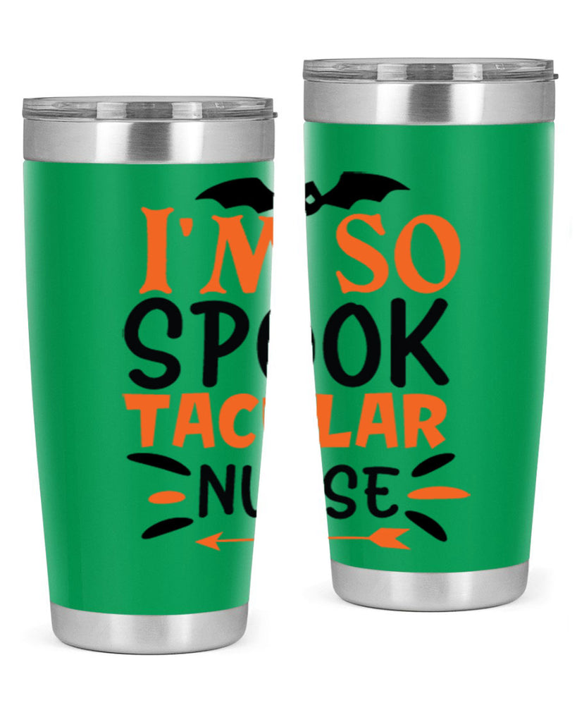 im so spooktacular nurse 111#- halloween- Tumbler