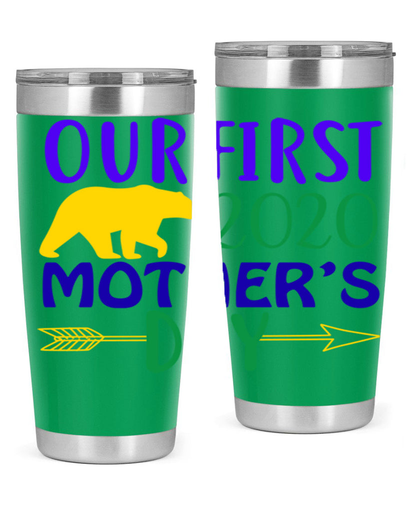 our first mothers day 4#- mardi gras- Tumbler