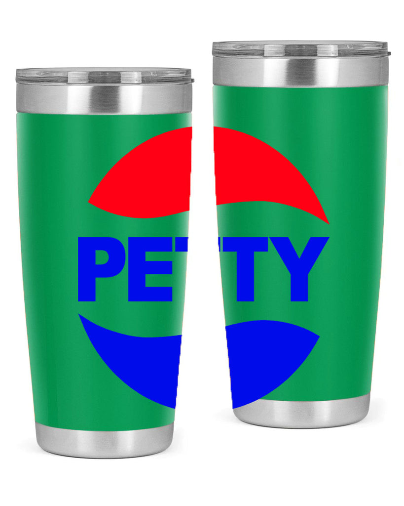 petty  pepsi 54#- black words phrases- Cotton Tank