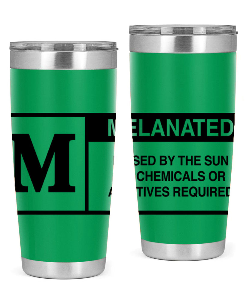 rated melanin 45#- black words phrases- Cotton Tank