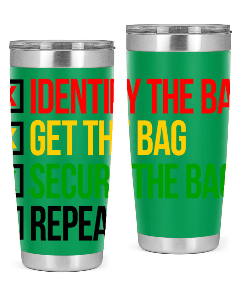 secure the bag 38#- black words phrases- Cotton Tank