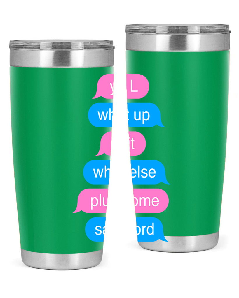 text conversation camron 23#- black words phrases- Cotton Tank