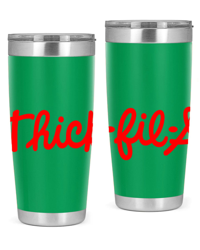 thick fil a 21#- black words phrases- Cotton Tank