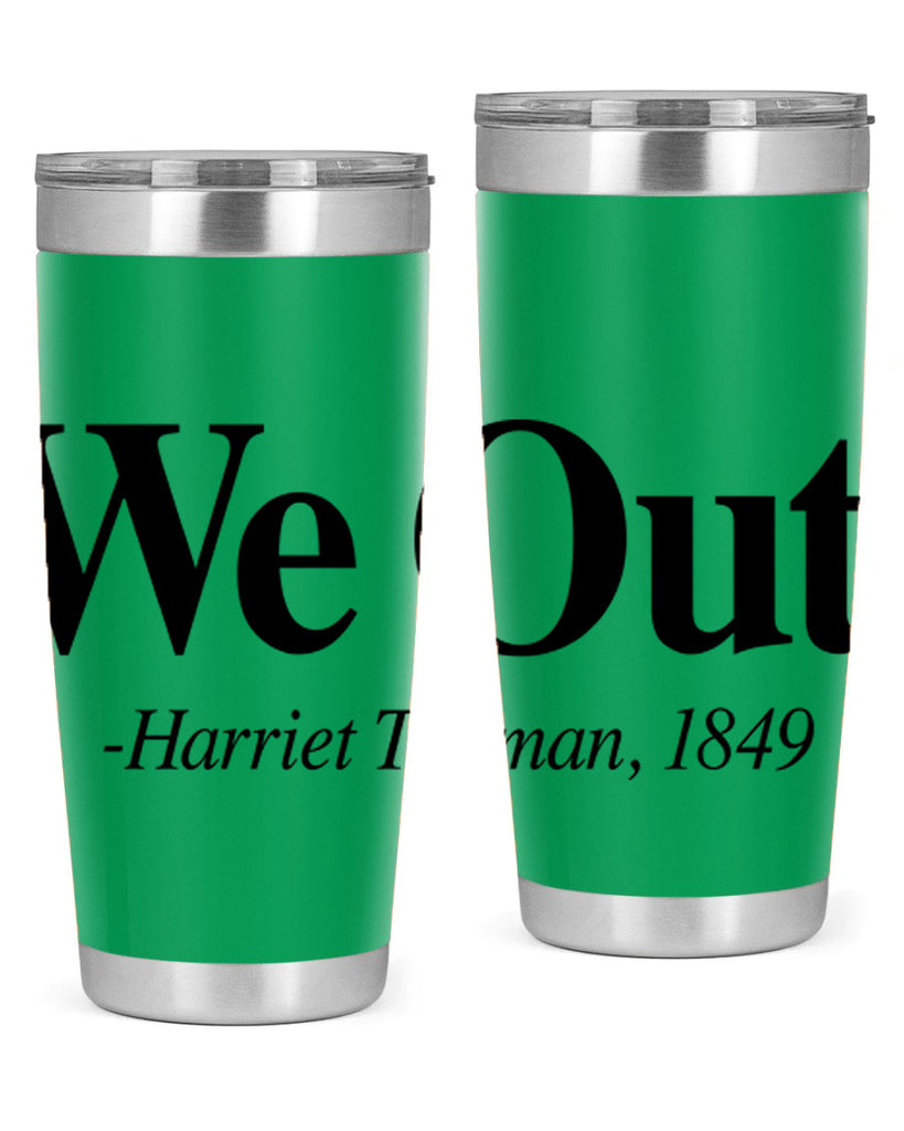 we out harriet tubman 12#- black words phrases- Cotton Tank