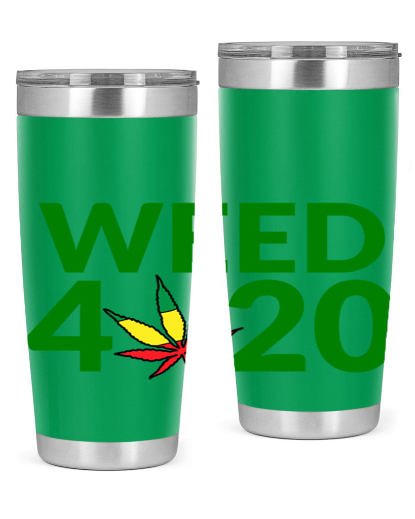 weed 420 cannabis 281#- marijuana- Tumbler