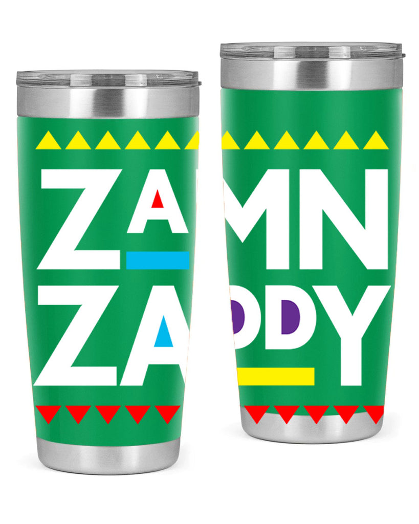 zamn zaddy 1#- black words phrases- Cotton Tank