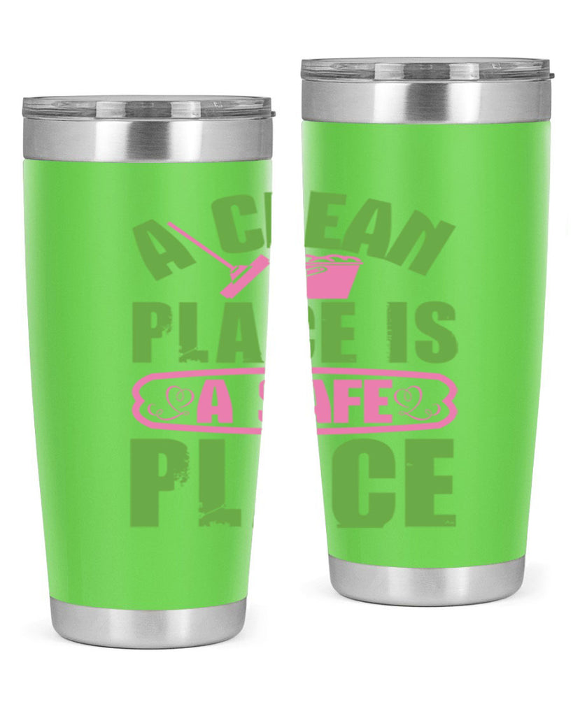 A clean place is a safe place Style 50#- cleaner- Cotton Tank