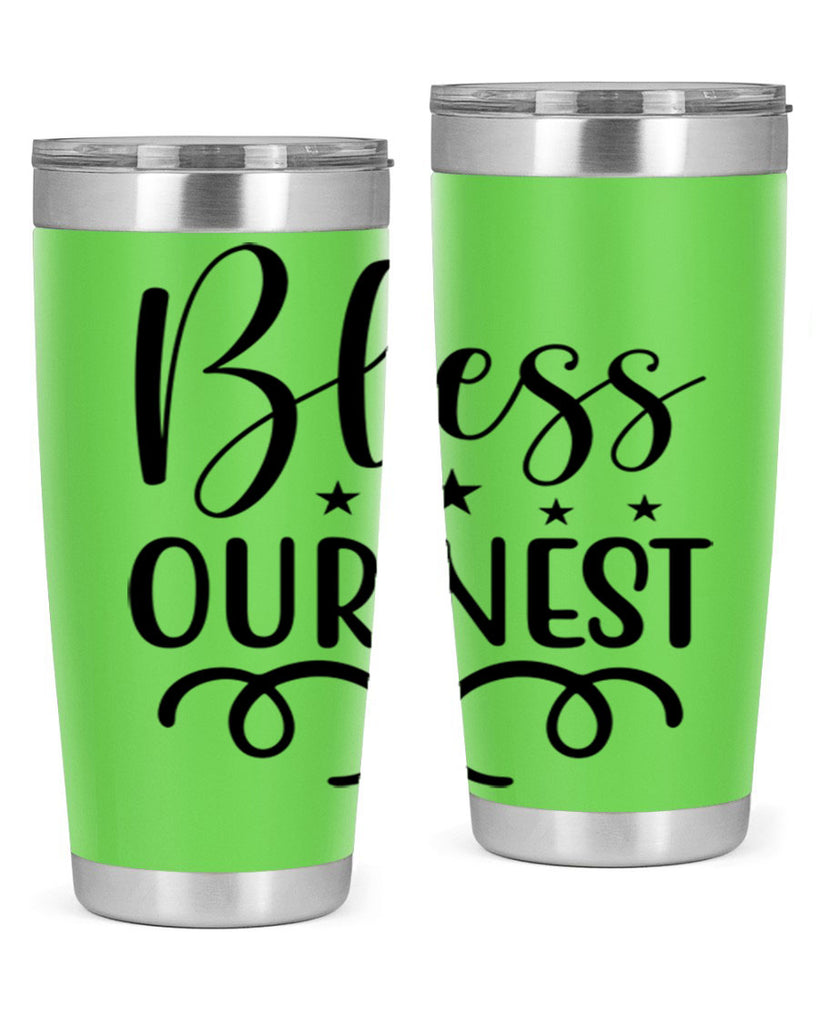 Bless Our Nest 50#- spring- Tumbler