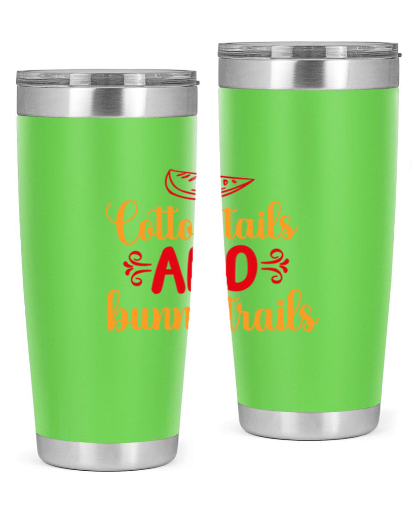 Cotton tails and bunny trails 111#- spring- Tumbler