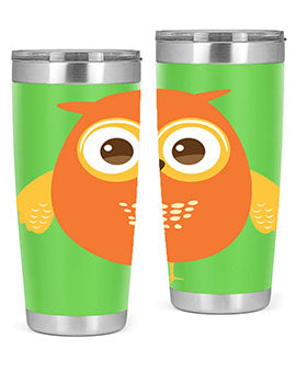 Cute Owl A TurtleRabbit 2#- owl- Tumblers