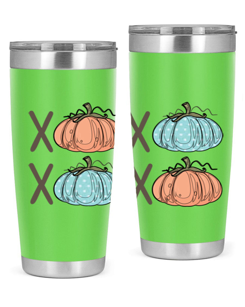 Fall Pumpkin XOXO 129#- fall- Tumbler