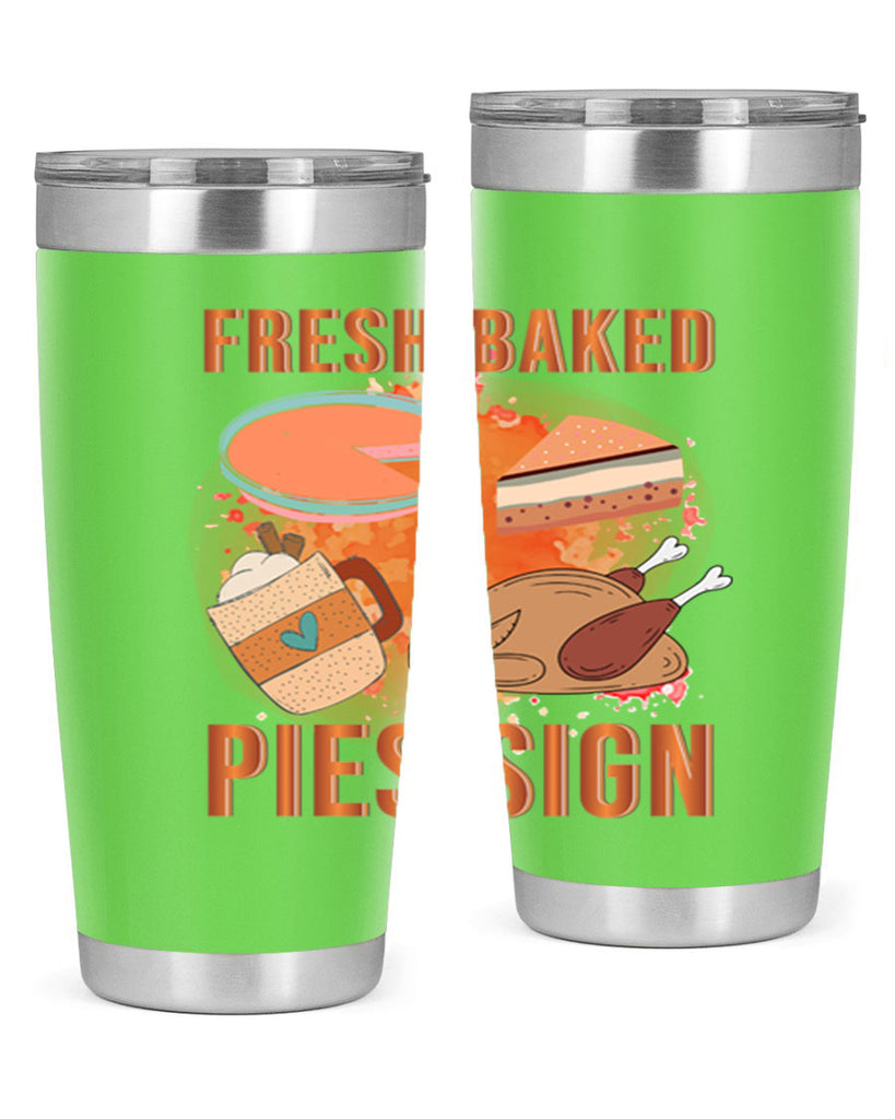 Fresh Baked Pies Sign 187#- fall- Tumbler