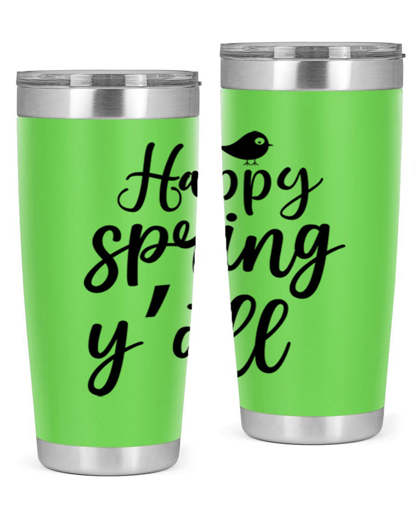 Happy Spring Y'all 167#- spring- Tumbler