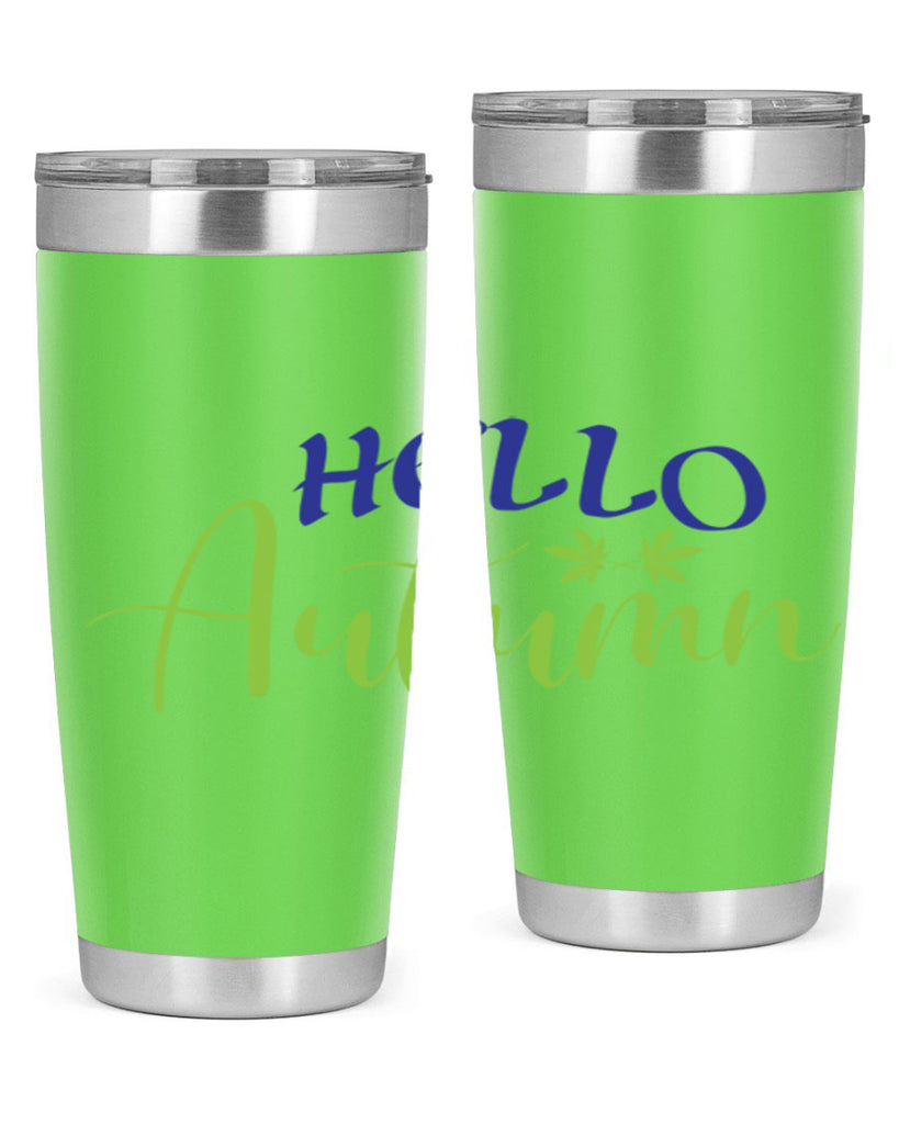 Hello Autumn 271#- fall- Tumbler