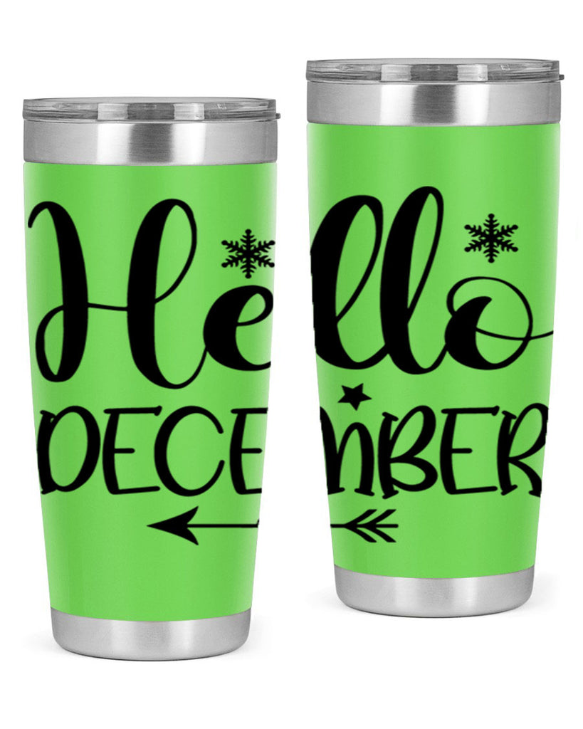 Hello December161#- winter- Tumbler