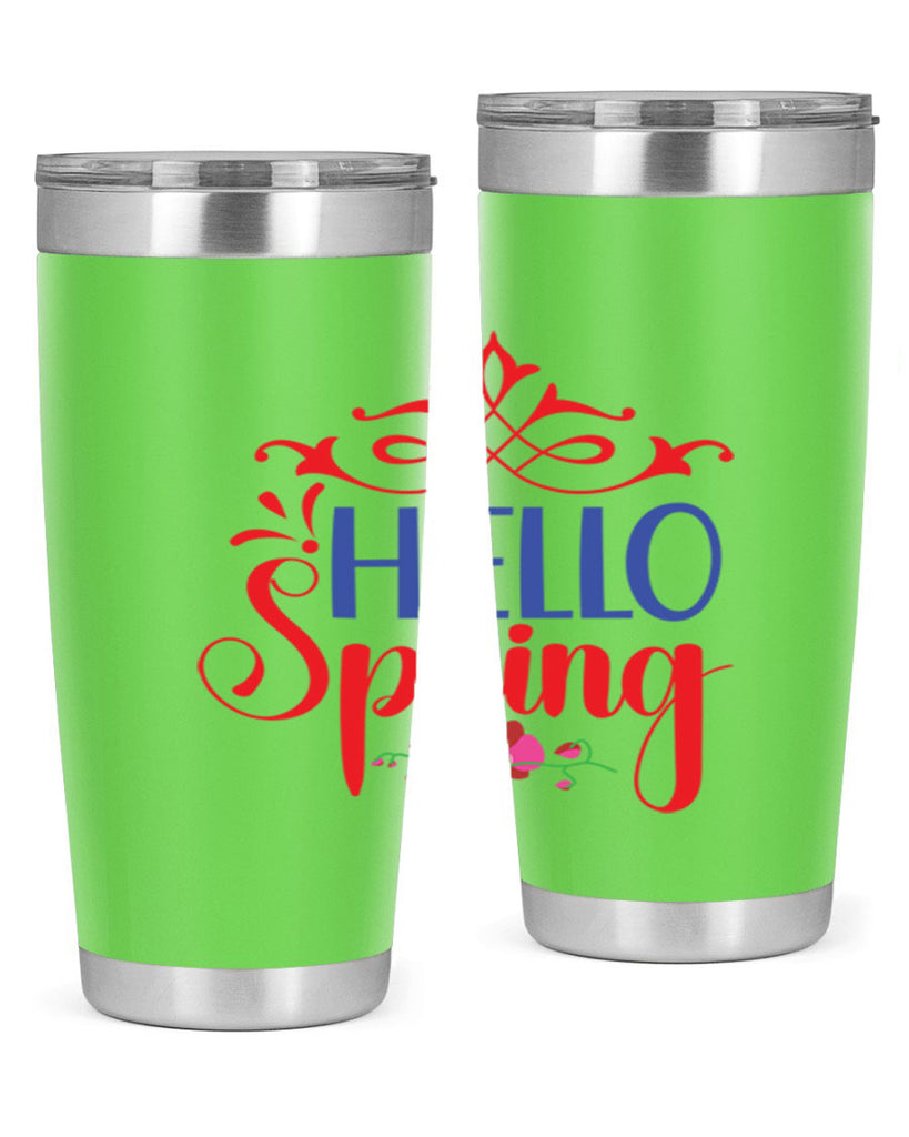 Hello Spring 211#- spring- Tumbler