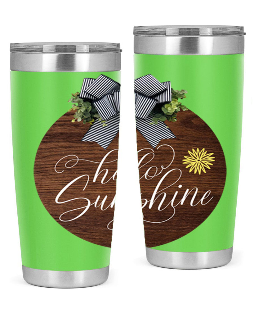 Hello Spring Lettering Mockup200#- spring- Tumbler