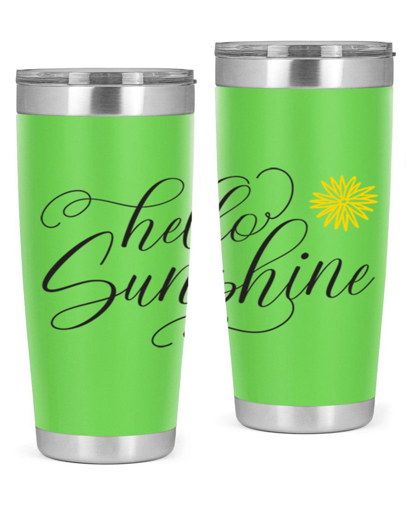 Hello Spring Lettering201#- spring- Tumbler